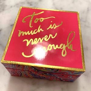 Lilly Pulitzer pink-lined box